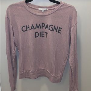 Junk food distressed sweater